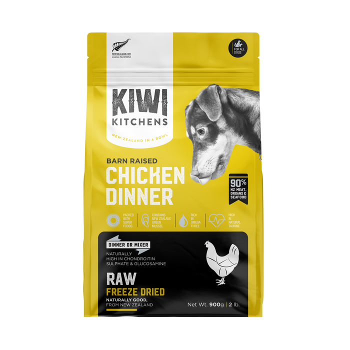 Kiwi Kitchens Raw Freeze-Dried Chicken Dinner