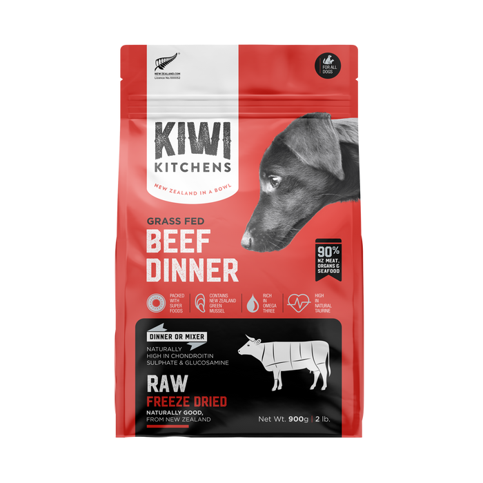 Kiwi Kitchens Raw Freeze-Dried Beef Dinner