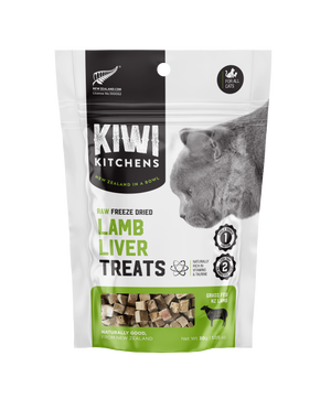 Kiwi Kitchens Cat Raw Freeze-Dried Lamb Liver Treats 1.05oz