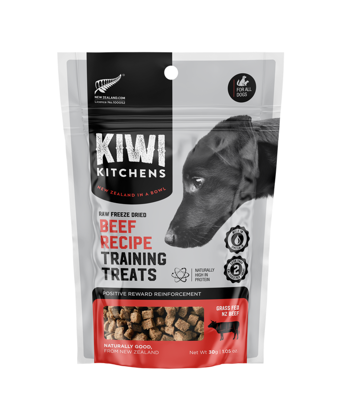 Kiwi Kitchens Raw Freeze-Dried Beef Training Treats 1oz
