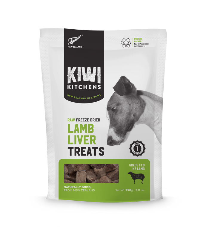 Kiwi Kitchens Raw Freeze-Dried Lamb Liver Treats