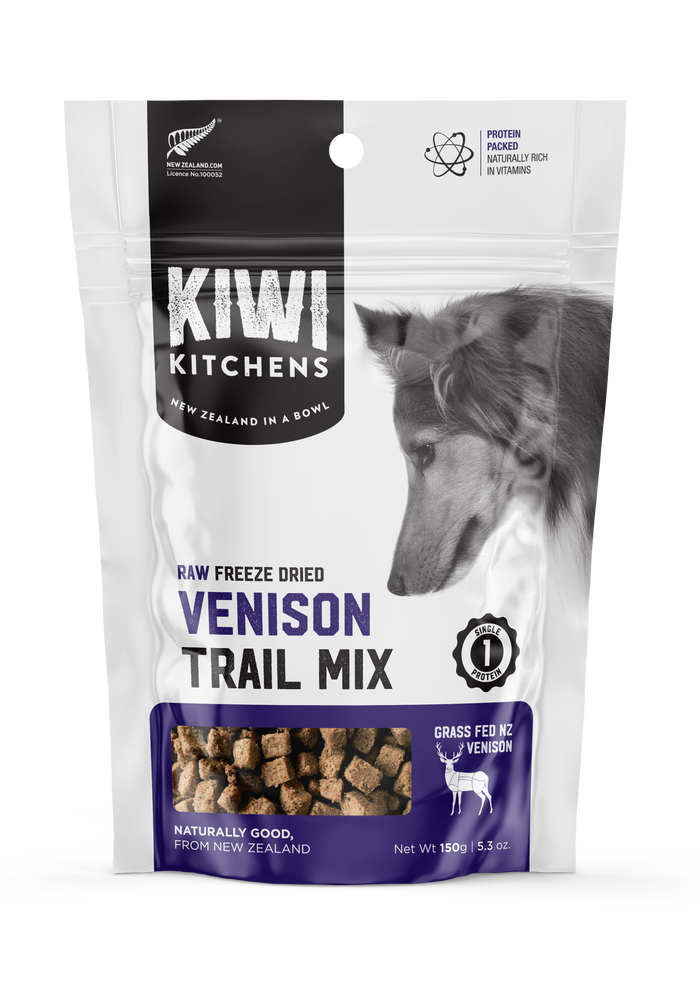 Kiwi Kitchens Raw Freeze Dried Venison Trail Mix 2.65oz