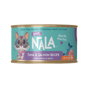 Love Nala Flaked Tuna & Salmon Recipe Dinner In Broth Adult Cat Food
