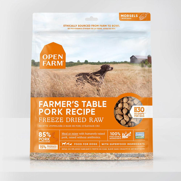 Open Farm Freeze-Dried Pork Recipe Dog Food