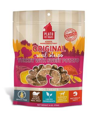 Plato Turkey with Sweet Potato Treats for Dogs Furly s Pet Supply