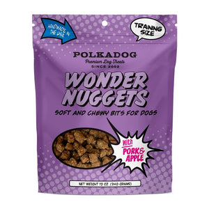 Polka Dog Wonder Nuggets Pork & Apple Dog Treats 12oz