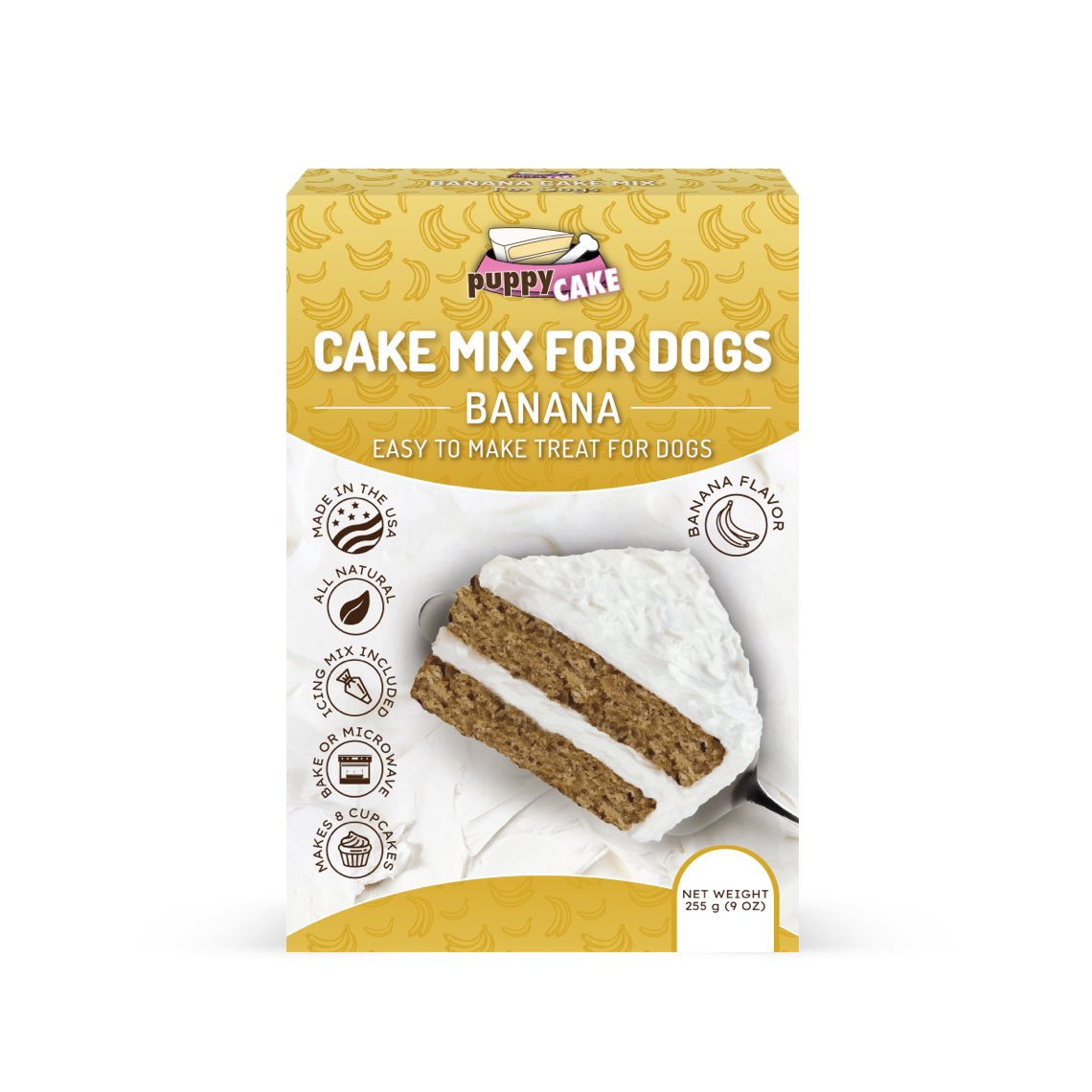 Dog orders cake mix