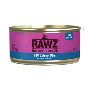 Rawz Salmon Pate Cat Food Can 5.5oz