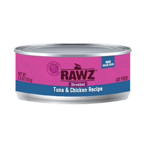 Rawz Shredded Tuna & Chicken Cat Can