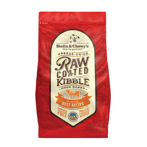 Stella & Chewy's Grass-Fed Beef Raw Coated Kibble Dog Food