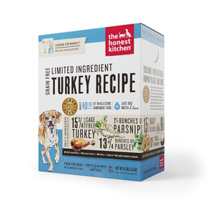 The Honest Kitchen Dehydrated Limited Ingredient Turkey Recipe (Marvel)