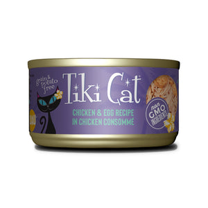 Tiki Cat Luau Chicken & Egg Can