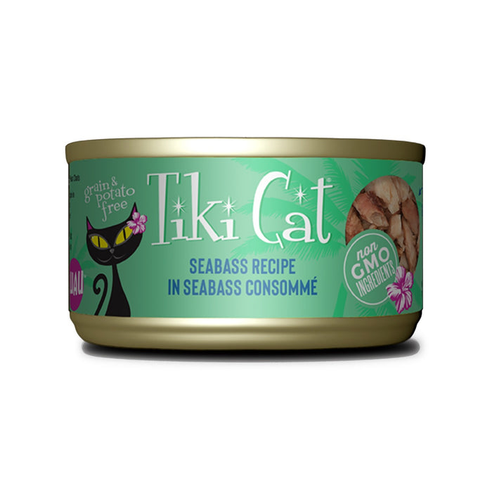 Tiki Cat Luau Seabass Can