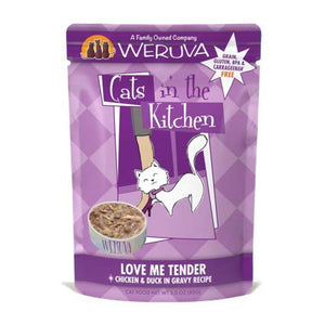 Weruva Love Me Tender Chicken & Duck Recipe Grain-Free Cat Food Pouch 3oz