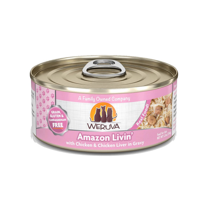 Weruva Amazon Livin' Chicken Liver Canned Cat Food