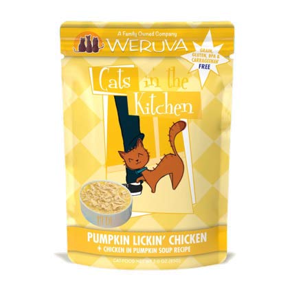 Weruva Pumpkin Lickin' Chicken in Pumpkin Soup Grain-Free Cat Food Pouch 3oz
