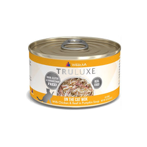 Weruva Truluxe On The Cat Wok with Chicken & Beef in Pumpkin Soup Grain-Free Can