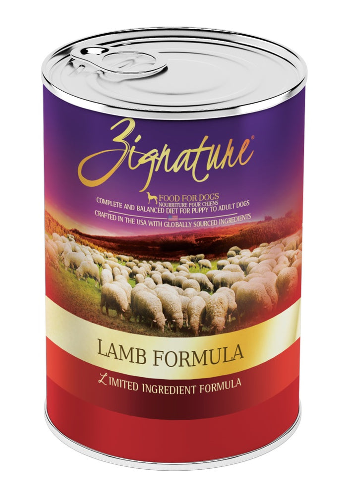 Zignature Grain Free Lamb Dog Food Can 13oz
