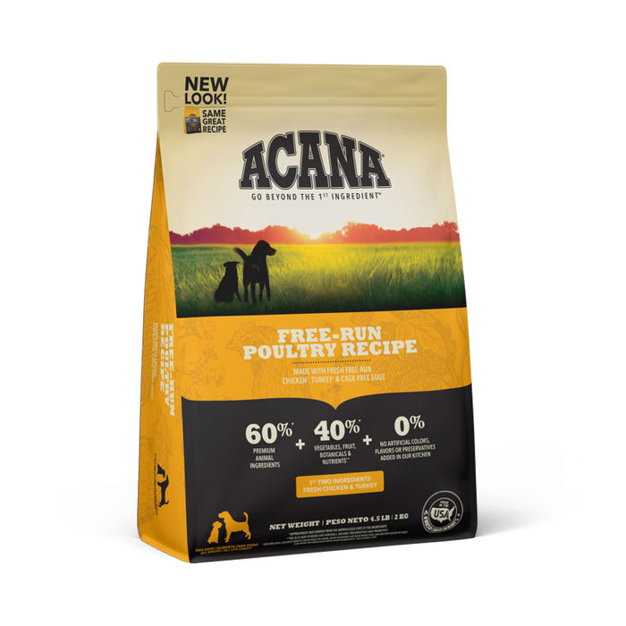 Acana Heritage Free Run Poultry Grain Free Dog Food