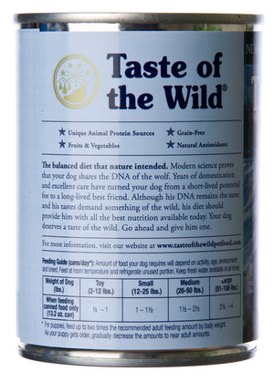 Taste of The Wild Pacific Stream Salmon Formula Canned Dog Food