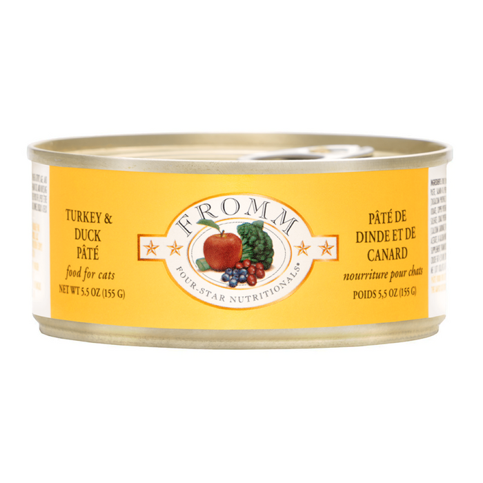 Fromm Turkey & Duck Pate Canned Cat Food 5.5oz