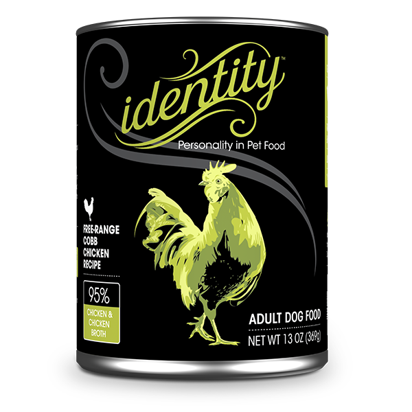 Identity 95% Free-Range Cobb Chicken Pate Wet Dog Food