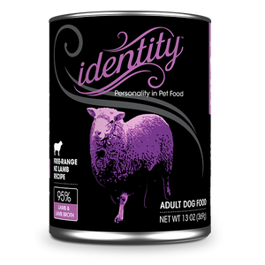 Identity 95% Free-Range New Zealand Lamb Pate Wet Dog Food
