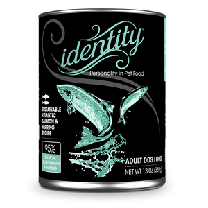 Identity 95% Sustainable Atlantic Salmon & Herring Pate Wet Dog Food